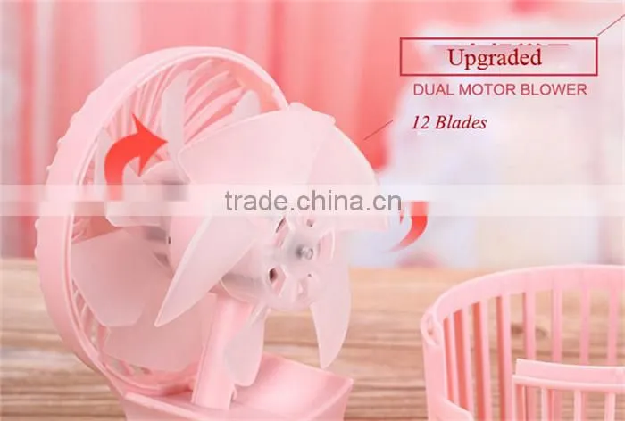 USB mini fan small table fan rechargeable table fan