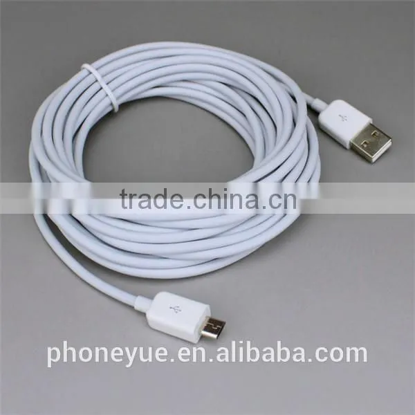 long length 3m/9ft in bulk micro usb data cable for android phone
