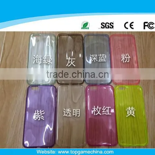 Wholesale cell phone case for iphone 6 tpu case made in china