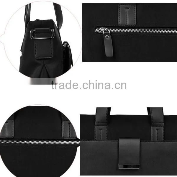 men handbag tote bag canvasTriple Gusset Laptop Tote For 14" Laptops Black/Burgundy Men's canvas bag mockup free