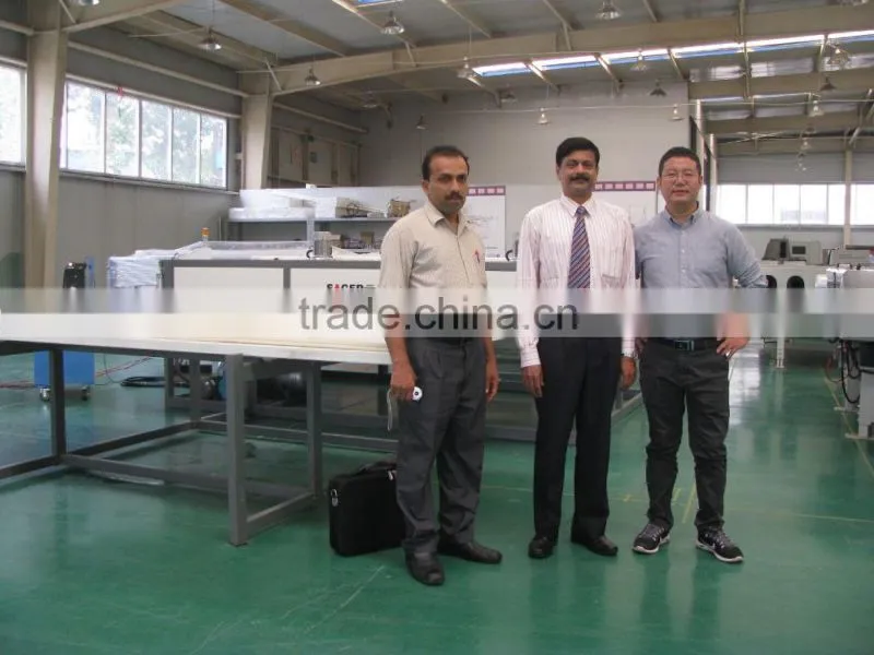 High speed glass double grinder with full automatic