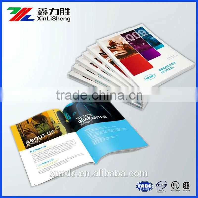 2015 Pantong Colorful Custom printed Company Catalog ; Luxury Fashion Magazines custom printed