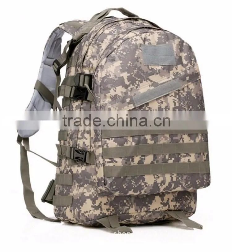 40L capacity Army Tactical Backpack outdoor hiking shoulder bag unisex