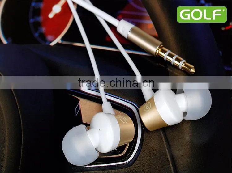 Golf Baroque Series 120CM In-ear HD Stereo Earphone For iPhone SE Audio 3.5mm Control Headphone For Samsung/Huawei TB-0380