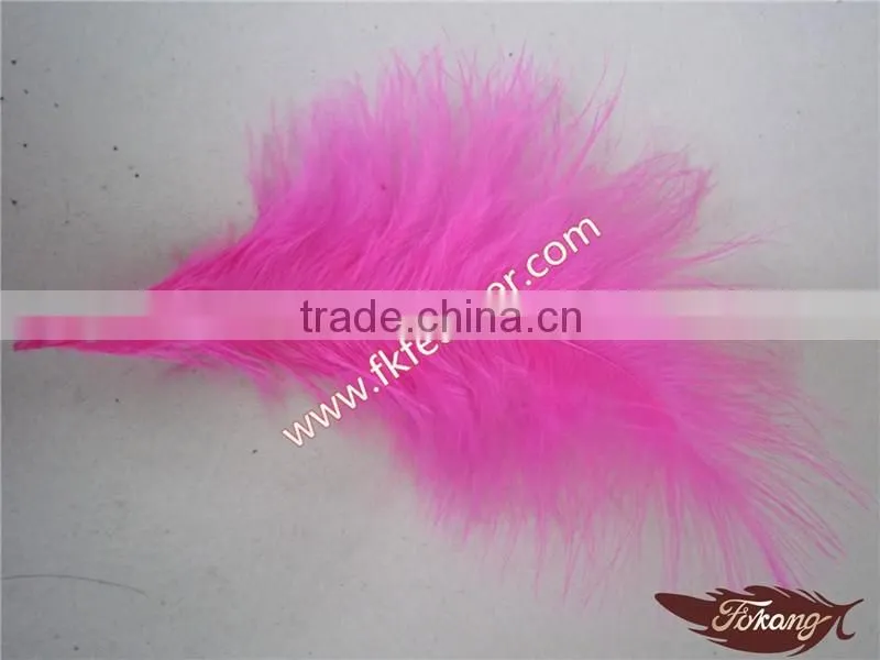 Wholesale Cheap DIY Craft Turkey Marabou Feather For Feather Mask And Feather Boa