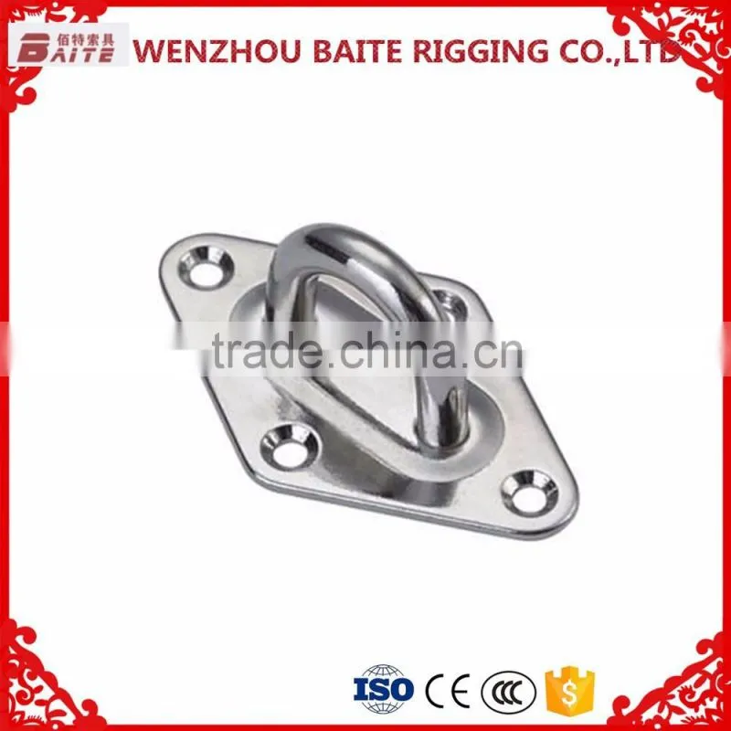 high quality Metal Square Pad eye Zinc Plated