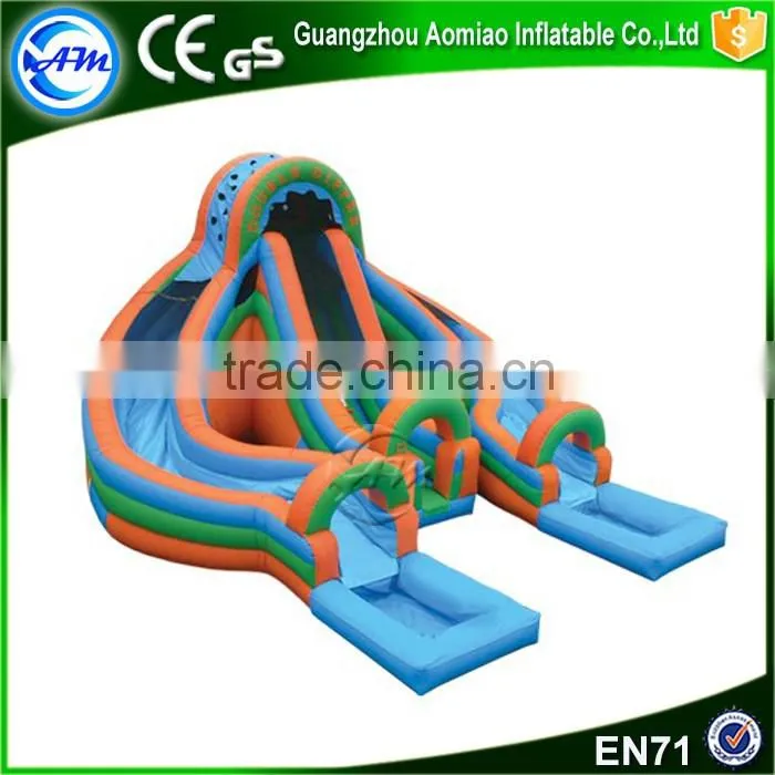 Summer entertainment kids water slide airtech inflatable water slip n slide