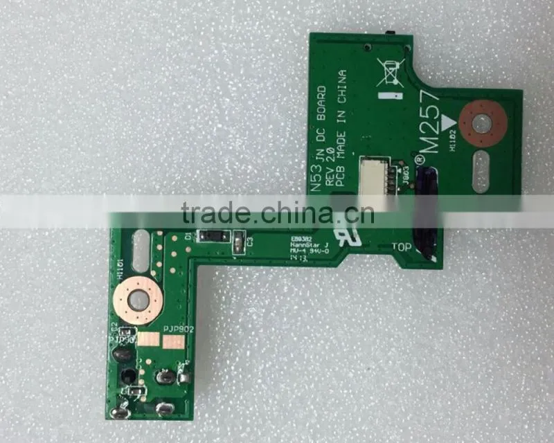 FOR ASUS N53 N53S N53J N53TA N53TK N53SM N53DA N53SL N53SN N53JG N53SV N53JN N53JF N53JQ DC POWER JACK SWITCH BOARD Freeshipping