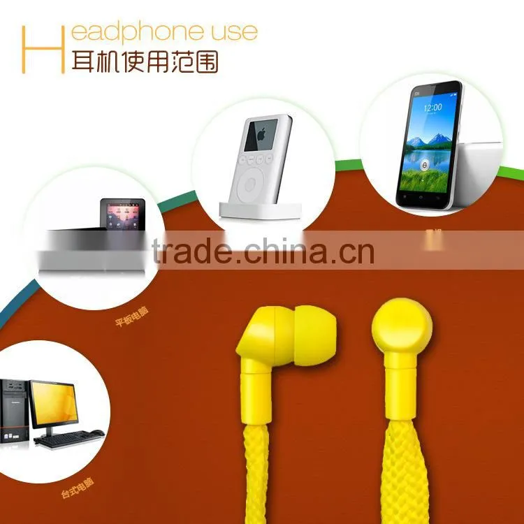 2013 best selling&Fashionable waterproof shoelace earphones