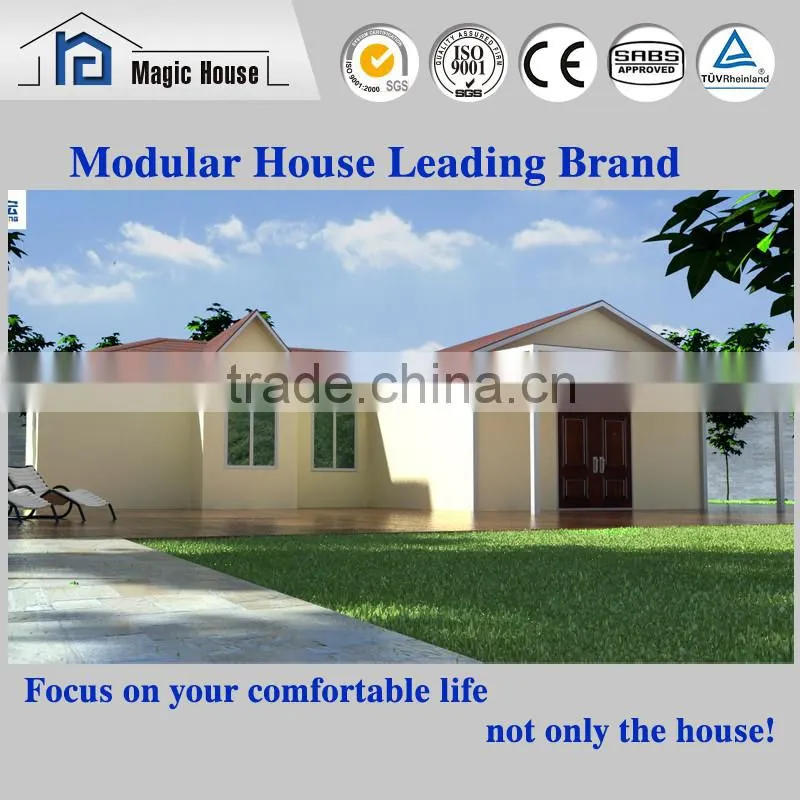 Fast build custom design prefabricated village prefab house best prices/easy assembling prefab house three room/movable kit home
