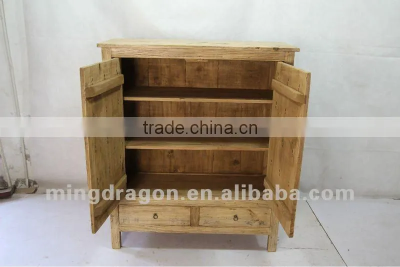 Chinese antique furniture pine wood cabinet