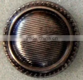 15mm fashion style black Metal Button