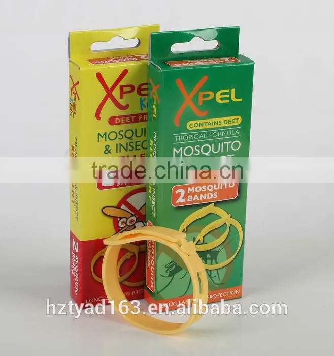 PVC adjustable anti-mosquito repellent bracelets
