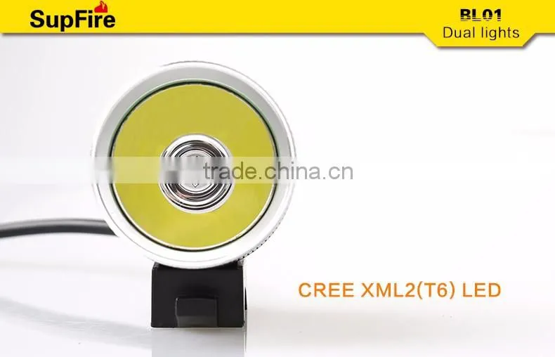 Supfire BL01 Hot sale Bicycle light&headlamp Rechargeable Headlight with Power Bank