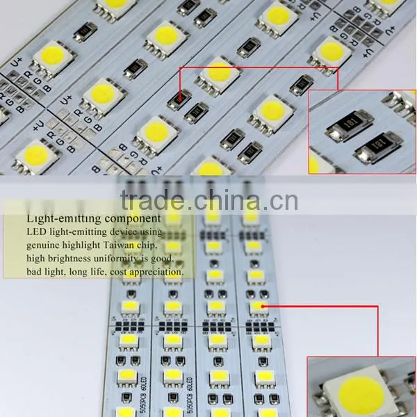 led rigid strip SMD5050 white LED Rigid Strip Light 72leds