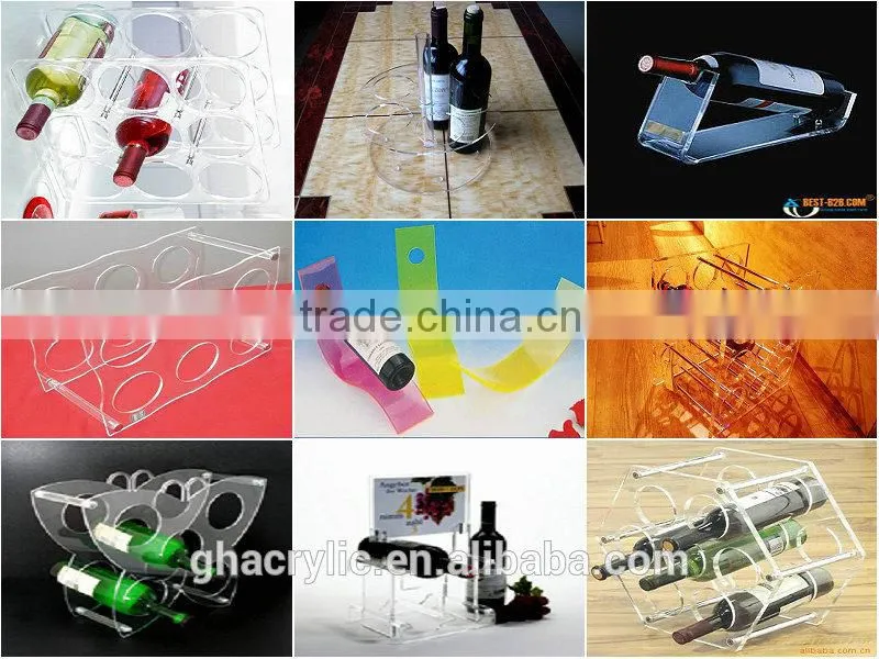GH-RZ596 acrylic magazine rack, acrylic slat wall magazine rack ,customized acrylic magazine display rack