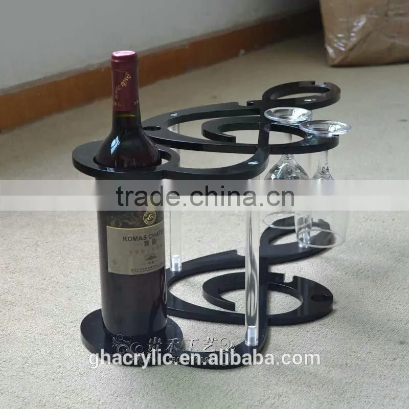 GH-RZ241 2014 new design! hot sale tabletop wine storage rack / wine rack / wine shelf