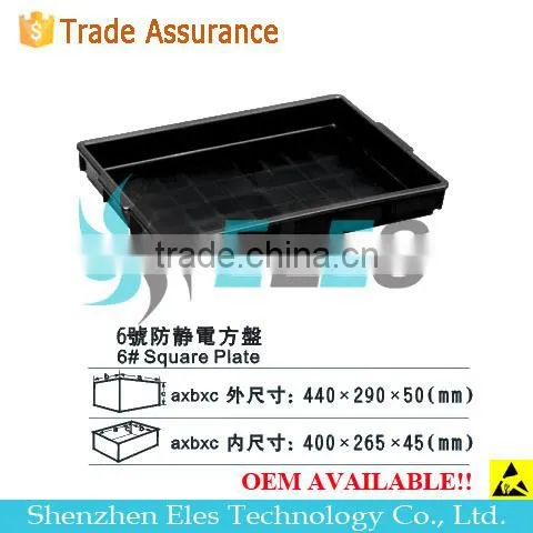 530*370*205mm size corflute plastic box made in China