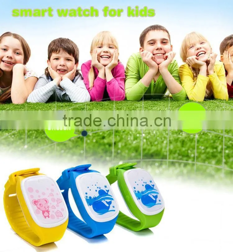 New 2015 kid phone wrist watch RAM512M Quadband:850/900/1800/1900 watch mobile phone