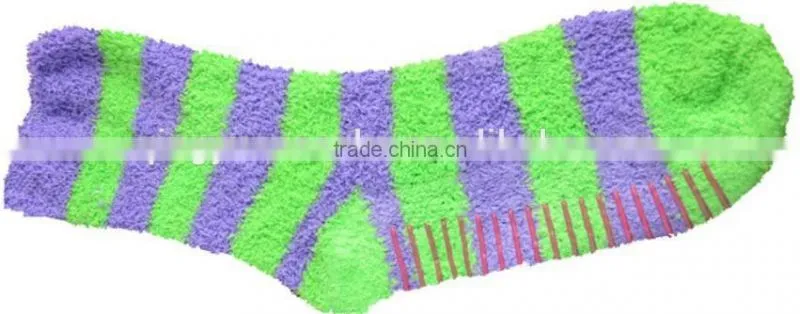 women indoor nonslip microfiber socks