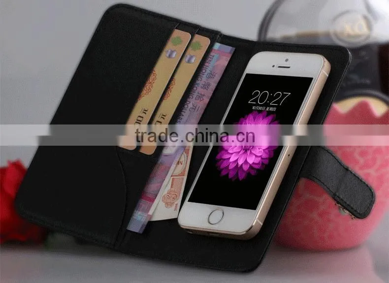 leather universal flip phone case