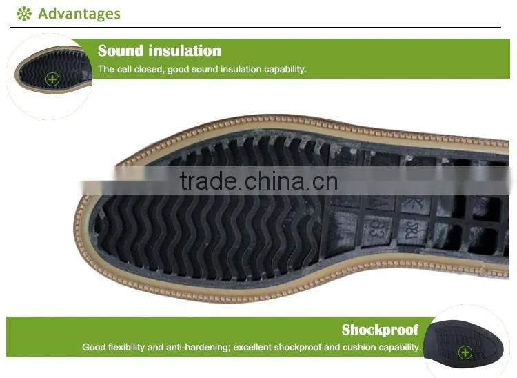 rubber outsole