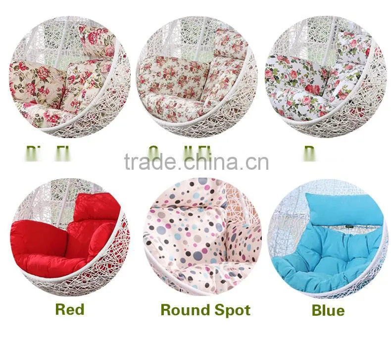 hanging round wicker chair