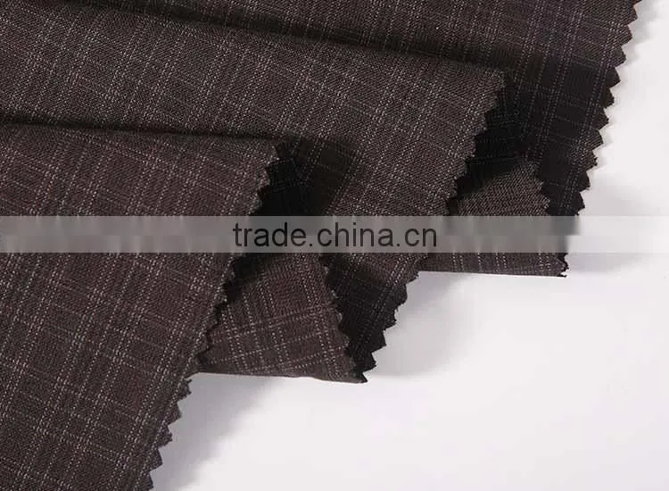 New Products Low price Anti-wrinkle Grid TR Fabric