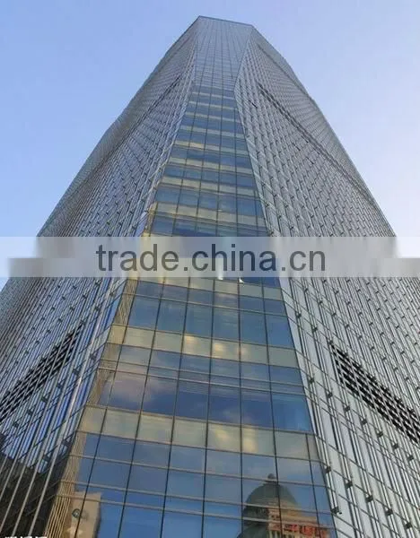 aluminum unitized glass curtain wall