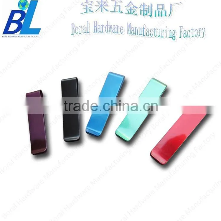 Colorful metal modern money clip for promotion gifts