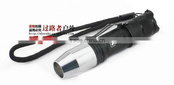 Goread C5W black Q5 stainless steel Jade identification pen clip white led torch light