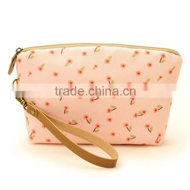 Canvas lady clutch bag outdoor daily bag handle clutch collecting bag