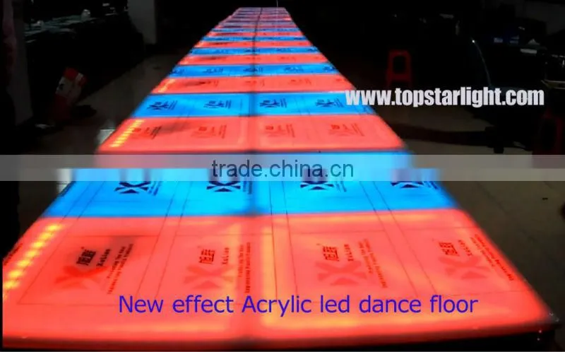 hot sale:New effect led acrylic dance floor/led lights floor mounted