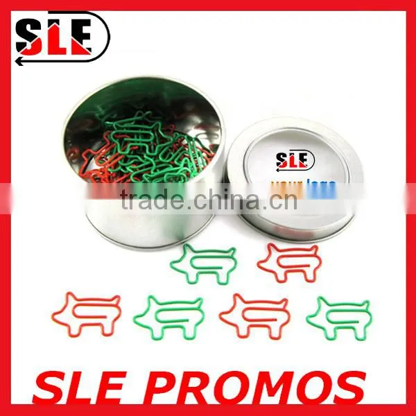 2015 novelty metal airplane shaped paper clips