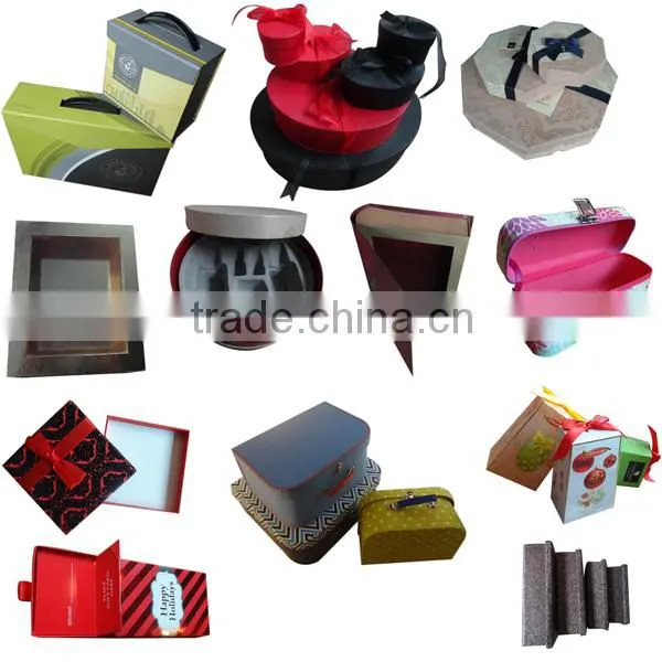 custom printed paper jewelry packaging box pvc window
