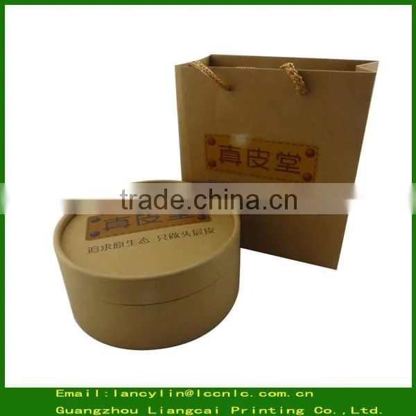 Fancy Natural Brown Kraft Paper Wallet Box, Belt paper box