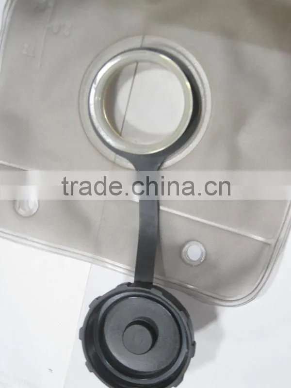 High quality 1L TPU hydration bladder water bag with tube cover