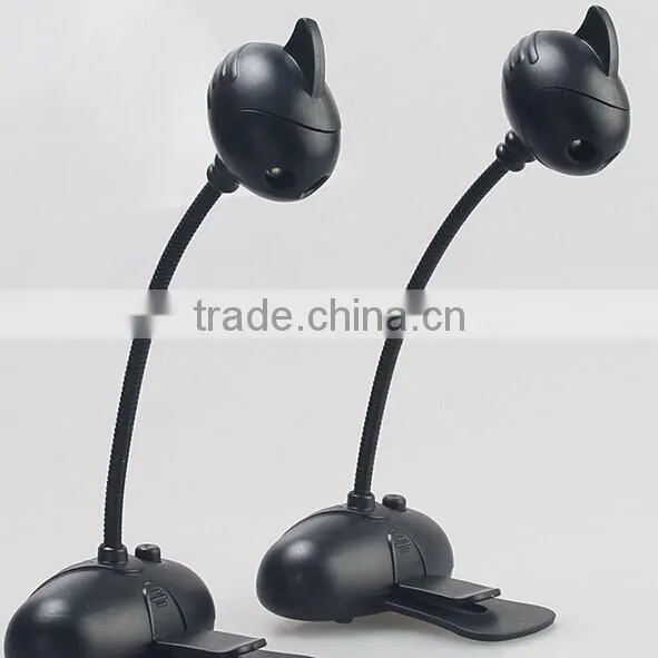 led reading lamp with clip