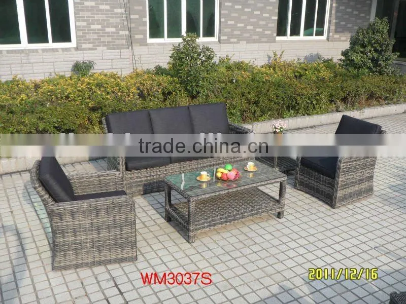 Luxurious Garden rattan sofa furniture sets wholesale