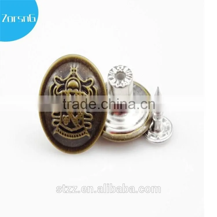 2016 jeans buttons sewing magnet button for clothes