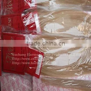 BEST QUALITY 18inch straight human cheap clip hair extension/clip in hair extension