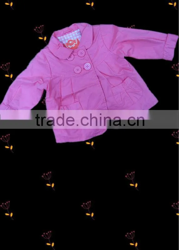 girls wind jacket latest designed hight quality children jacket outerwear baby girls pink blazer jacket pink coat