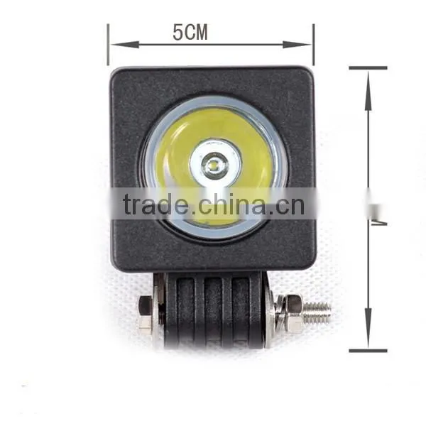 10W off road hyper white led heavy duty work spot light fog lamp for truck led work light