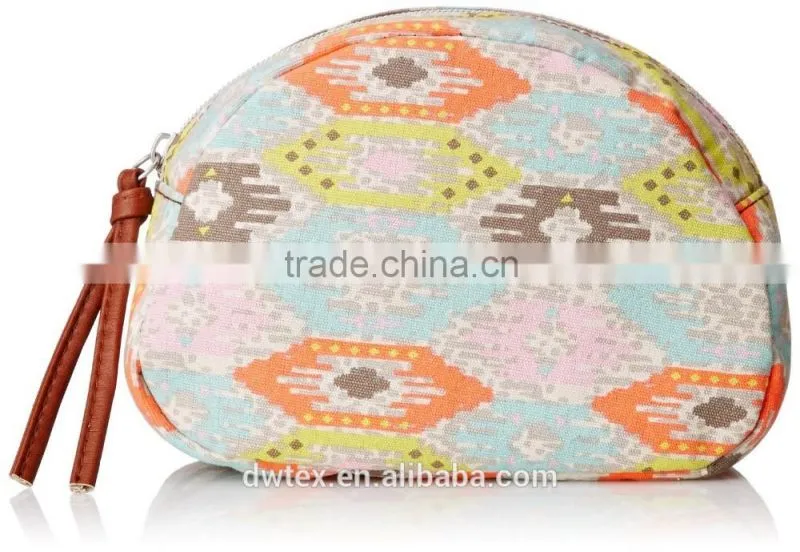 High Quality Customized Design Zipper Enclosure Women Purse Wallet Make Up Bag