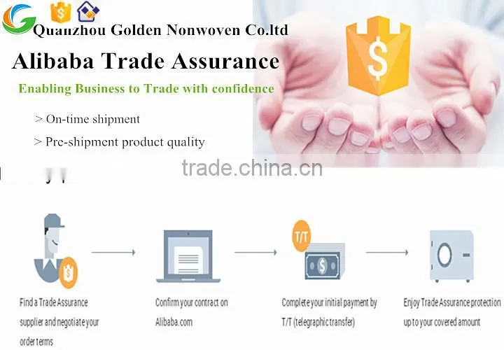 (cross pattern) recycled pp spun-bond non-woven fabric pp cambrelle