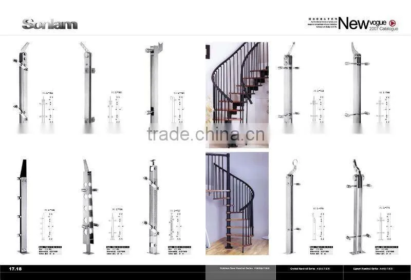 stainless steel balustrade post support