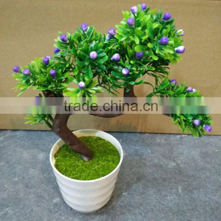 Home Decoration Use NEW Mini Novel Ceramic Porcelain Bonsai Grass Doll Hair Plant Head Planter Gift