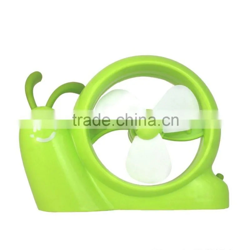ECHO-cute USB snail fan/usb electric fan portable mini handheld heater fan
