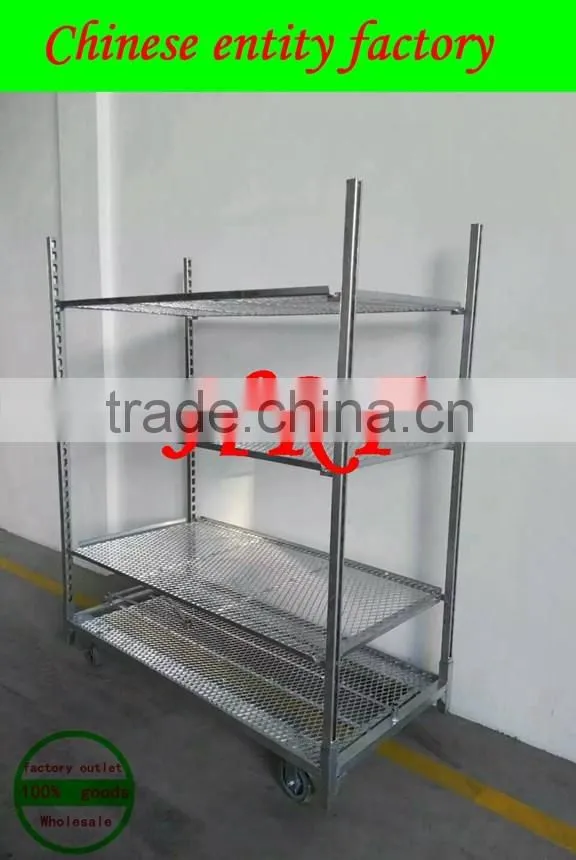 Iron mesh material push flower cart Garden tool cart TC032
