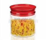 Multifunctional kitchen plastic storage jars chocolate storage jars , round storage tank